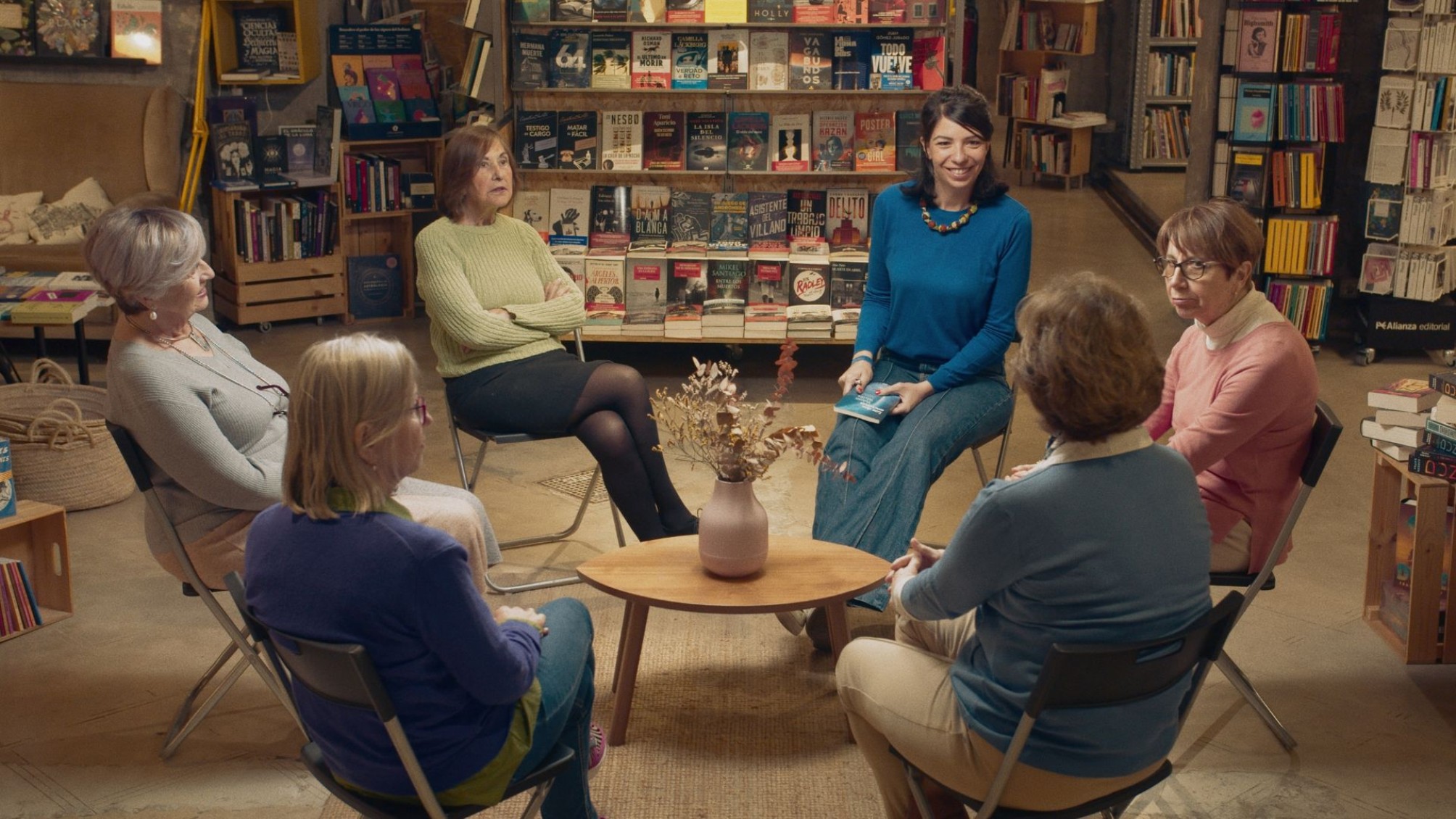 Preestreno de Cien libros juntas con Marga Melià.