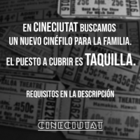 Oferta de empleo: taquilla
