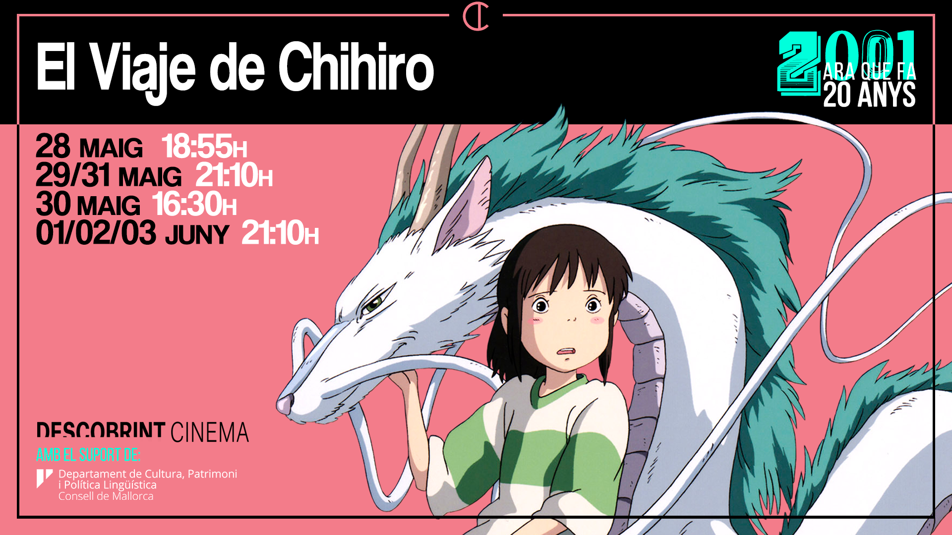 20 años de «El viaje de Chihiro» - CINESCONDITE