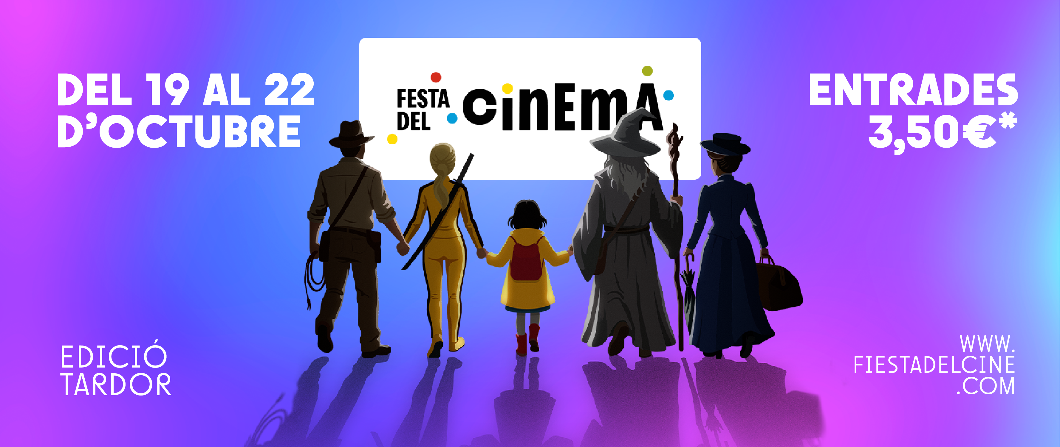 Vuelve 'La fiesta del cine': del 19 al 22 de octubre entradas a 3,50€