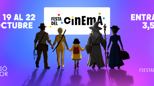 'La fiesta del cine' is back: from 19 to 22 October tickets at €3.50